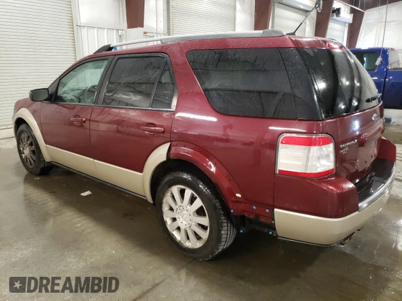2008 Ford Taurus X Eddie Bauer with VIN 1FMDK07W18GA25039, listed as a Copart auction lot 52722425 with 213,898 mi miles and Clean title. Bid and sale history available at DreamBid. Image 2.