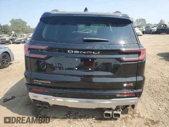 2024 GMC Acadia FWD Denali z VIN 1GKENLKS7RJ166213, wystawiony jako Copart lot #71056014 z przebiegiem 8093 mil mil oraz Szkoda całkowita • Salvage title. Historia ofert i sprzedaży dostępna na DreamBid. Obrazek 6.