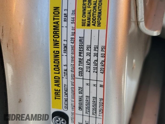2016 Chevrolet Impala LTZ with VIN 2G1WC5E33G1123591, listed as a Copart auction lot 52493685 with 105,069 mi miles and Salvage title. Bid and sale history available at DreamBid. Image 13.