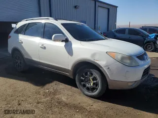 2008 Hyundai Veracruz GLS with VIN KM8NU13C38U069271, listed as a Copart auction lot 41769325 with 245,592 mi miles and Salvage Title. Bid and sale history available at carsss.com. Image 4.