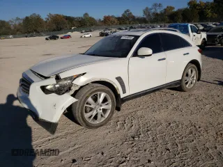 2012 Infiniti FX35 with VIN JN8AS1MU2CM121535, listed as a Copart auction lot 77134044 with 256,998 mi miles and Salvage Title. Bid and sale history available at carsss.com. Image 1.
