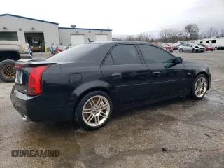 2007 Cadillac CTS-V with VIN 1G6DN57UX70108616, listed as a Copart auction lot 75827064 with 168,500 mi miles and Salvage Title. Bid and sale history available at carsss.com. Image 3.