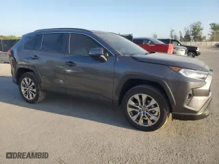 2021 Toyota RAV4 XLE Premium with VIN 2T3C1RFV1MC127148, listed as a Copart auction lot 53295515 with 58,070 mi miles and Salvage Title. Bid and sale history available at carsss.com. Image 4.