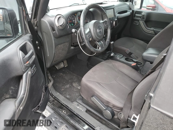 2014 Jeep Wrangler Sport with VIN 1C4AJWAG5EL326480, listed as a Copart auction lot 60653955 with 94,102 mi miles and Salvage title. Bid and sale history available at DreamBid. Image 8.