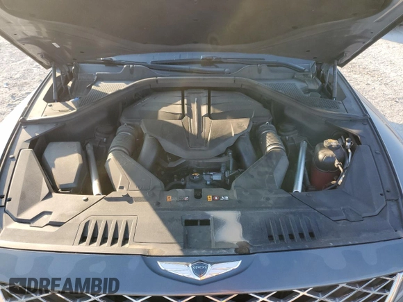 2021 Genesis GV80 with VIN KMUHCESC3MU060848, listed as a Copart auction lot 50980675 with 64,684 mi miles and Salvage title. Bid and sale history available at DreamBid. Image 13.