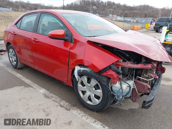 2015 Toyota Corolla L with VIN 5YFBURHE9FP207387, listed as a IAAI auction lot 41631741 with 186,952 mi miles and . Bid and sale history available at DreamBid. Image 1.