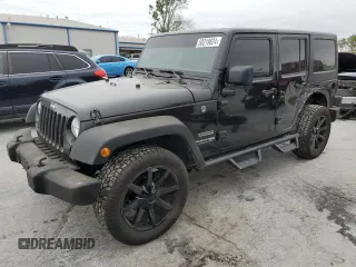 2018 Jeep Wrangler JK Unlimited Sport S with VIN 1C4BJWDG2JL887195, listed as a Copart auction lot 50319824 with 70,177 mi miles and Salvage Title. Bid and sale history available at carsss.com. Image 1.