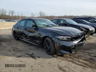 2023 BMW 3 Series 330e xDrive with VIN 3MW39FS0XP8D43902, listed as a Copart auction lot 80539264 with Not Provided miles and Non Repairable. Bid and sale history available at carsss.com. Image 4.
