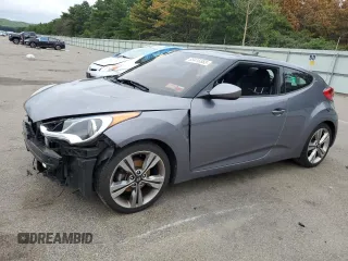 2016 Hyundai Veloster with VIN KMHTC6ADXGU252488, listed as a Copart auction lot 65415583 with 53,482 mi miles. Bid and sale history available at carsss.com. Image 1.