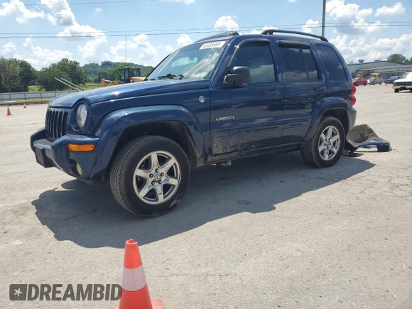 2004 Jeep Liberty Limited z VIN 1J4GL58K24W292434, wystawiony jako Copart lot #63335985 z przebiegiem 191 832 mil mil oraz Czysty tytuł • Clean title. Historia ofert i sprzedaży dostępna na DreamBid. Obrazek 1.