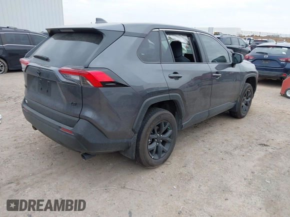 2024 Toyota RAV4 LE with VIN 2T3H1RFV8RC301133, listed as a IAAI auction lot 41444820 with 1,388 mi miles. Bid and sale history available at carsss.com. Image 4.