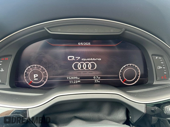 2019 Audi Q7 Premium Plus with VIN WA1LAAF73KD048392, listed as a Copart auction lot 60239275 with 152,699 mi miles and Clean title. Bid and sale history available at DreamBid. Image 9.