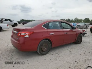 2014 Nissan Sentra S with VIN 3N1AB7AP1EL617617, listed as a Copart auction lot 53881715 with 104,587 mi miles and Clean Title. Bid and sale history available at DreamBid. Image 3.