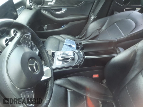 2015 Mercedes-Benz C-Class C 300 Luxury with VIN 55SWF4KB5FU016718, listed as a Copart auction lot 53585615 with 0 mi miles and Clean Title. Bid and sale history available at carsss.com. Image 8.