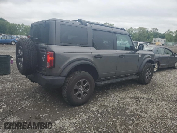 2022 Ford Bronco with VIN 1FMDE5BH3NLB54318, listed as a Copart auction lot 58734885 with 27,033 mi miles and Salvage title. Bid and sale history available at DreamBid. Image 3.