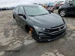 2019 Honda Civic Sport with VIN 2HGFC2F80KH567335, listed as a Copart auction lot 52852995 with 58,253 mi miles and Salvage Title. Bid and sale history available at DreamBid. Image 10.