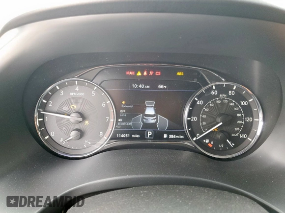 2021 Infiniti QX80 SENSORY with VIN JN8AZ2BE0M9267630, listed as a Copart auction lot 47590705 with 114,051 mi miles and Salvage Title. Bid and sale history available at carsss.com. Image 9.