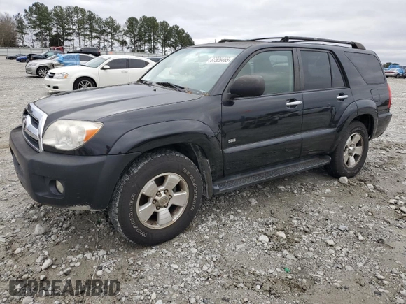 2007 Toyota 4Runner SR5 with VIN JTEZU14R678075853, listed as a Copart auction lot 87528465 with 243,504 mi miles and Clean Title. Bid and sale history available at carsss.com. Image 1.