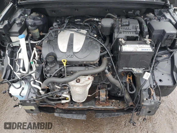 2013 Kia Sorento LX with VIN 5XYKTDA20DG368086, listed as a Copart auction lot 36866124 with 182,583 mi miles and Salvage Title. Bid and sale history available at carsss.com. Image 12.