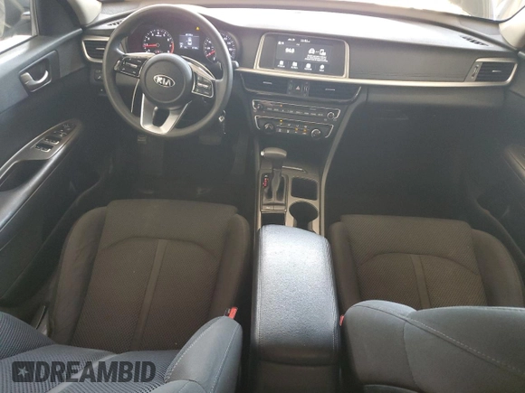 2019 Kia Optima LX with VIN 5XXGT4L36KG361205, listed as a Copart auction lot 62567075 with 47,166 mi miles and Salvage title. Bid and sale history available at DreamBid. Image 8.