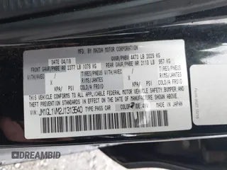 2018 Mazda 6 Touring with VIN JM1GL1VM2J1313540, listed as a IAAI auction lot 41850108 with 142,831 mi miles. Bid and sale history available at carsss.com. Image 9.