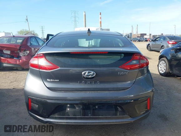 2017 Hyundai Ioniq SEL with VIN KMHC75LC5HU035029, listed as a IAAI auction lot 42128276 with 87,435 mi miles and . Bid and sale history available at DreamBid. Image 17.