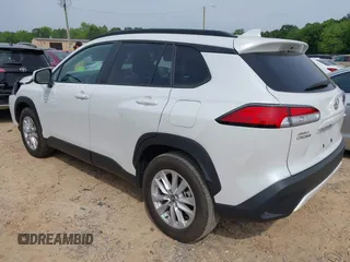 2022 Toyota Corolla Cross LE with VIN 7MUBAAAG6NV021369, listed as a IAAI auction lot 42282685 with 37,863 mi miles and . Bid and sale history available at DreamBid. Image 3.