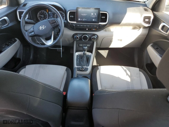 2022 Hyundai Venue SEL with VIN KMHRC8A37NU177811, listed as a Copart auction lot 43708975 with 52,895 mi miles and Salvage Title. Bid and sale history available at carsss.com. Image 8.