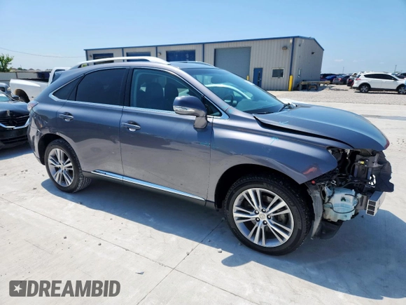2015 Lexus RX 450h with VIN 2T2BC1BA2FC003200, listed as a Copart auction lot 61076795 with 63,316 mi miles and Salvage title. Bid and sale history available at DreamBid. Image 4.