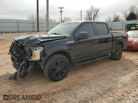 2020 Ford F-150 XL with VIN 1FTEW1CP4LFB46986, listed as a Copart auction lot 48200675 with 59,409 mi miles and Salvage Title. Bid and sale history available at carsss.com. Image 1.