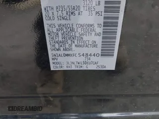 2015 Infiniti QX60 with VIN 5N1AL0MMXFC548440, listed as a IAAI auction lot 39273773 with 203,797 mi miles and . Bid and sale history available at DreamBid. Image 9.