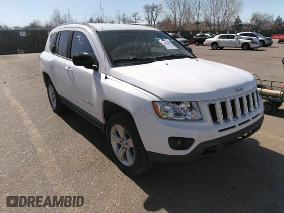 2011 Jeep Compass Limited with VIN 1J4NF5FB7BD281746, listed as a IAAI auction lot 41758467 with 145,131 mi miles. Bid and sale history available at carsss.com. Image 1.