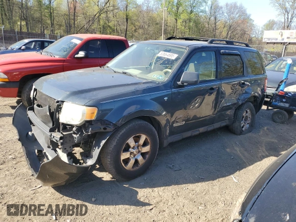 2008 Ford Escape XLT with VIN 1FMCU93128KC14154, listed as a Copart auction lot 53664695 with 0 mi miles and Salvage Title. Bid and sale history available at carsss.com. Image 1.