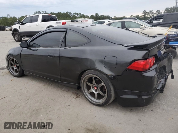 2002 Acura RSX Type S with VIN JH4DC53062C025583, listed as a Copart auction lot 80973534 with 207,624 mi miles and Salvage Title. Bid and sale history available at carsss.com. Image 2.