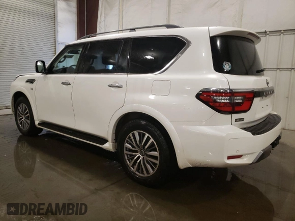 2022 Nissan Armada SV with VIN JN8AY2AD3N9675519, listed as a Copart auction lot 88018885 with 75,802 mi miles and Salvage Title. Bid and sale history available at carsss.com. Image 2.