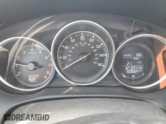 2016 Mazda CX-5 Touring with VIN JM3KE4CY2G0867484, listed as a Copart auction lot 54545435 with 100,664 mi miles and Salvage Title. Bid and sale history available at carsss.com. Image 9.