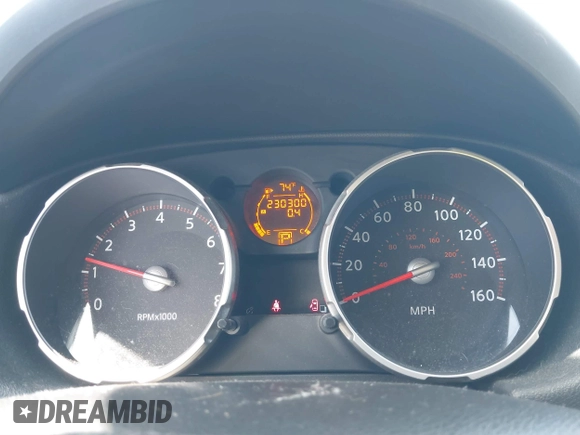 2009 Nissan Rogue S with VIN JN8AS58V99W430491, listed as a IAAI auction lot 41800343 with 230,300 mi miles and . Bid and sale history available at DreamBid. Image 7.