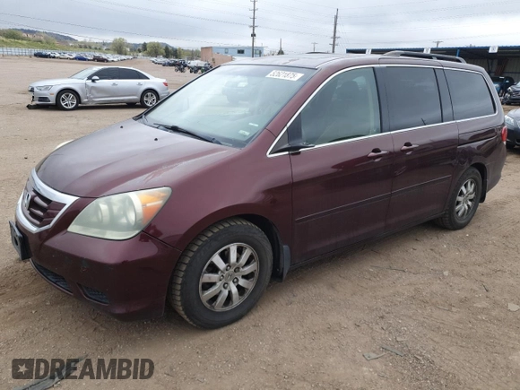 2008 Honda Odyssey EX-L z VIN 5FNRL38758B065246, wystawiony jako Copart lot #52621875 z przebiegiem 204 474 mil mil oraz Szkoda całkowita • Salvage title. Historia ofert i sprzedaży dostępna na DreamBid. Obrazek 1.