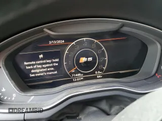 2019 Audi S5 Sportback Premium Plus z VIN WAUB4CF53KA014745, wystawiony jako Copart lot #75128624 z przebiegiem 71 446 mil mil oraz Czysty tytuł • Clean title. Historia ofert i sprzedaży dostępna na DreamBid. Obrazek 9.
