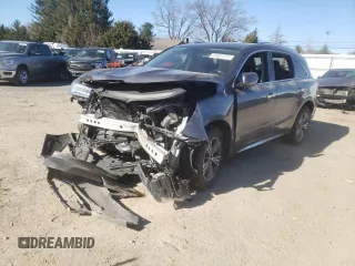 2017 Acura MDX with VIN 5FRYD4H32HB019318, listed as a Copart auction lot 44081373 with 0 mi miles. Bid and sale history available at carsss.com. Image 1.