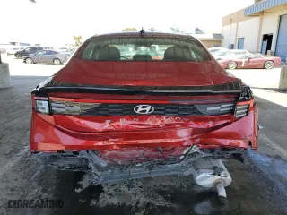 2025 Hyundai Sonata SEL with VIN KMHL64JA6SA436659, listed as a Copart auction lot 51930405 with 11,649 mi miles and Salvage Title. Bid and sale history available at carsss.com. Image 6.