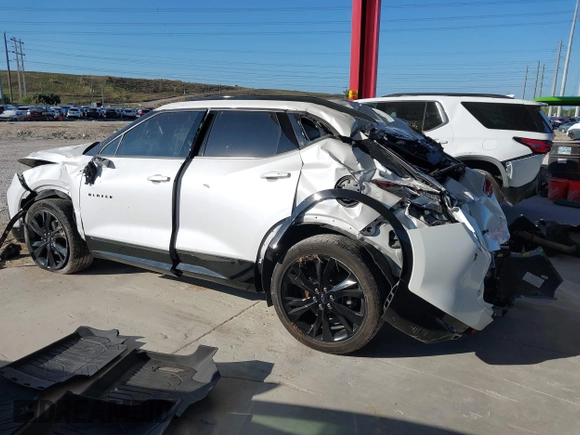 2021 Chevrolet Blazer RS with VIN 3GNKBERS4MS528859, listed as a IAAI auction lot 41312311 with 49,344 mi miles and . Bid and sale history available at DreamBid. Image 15.