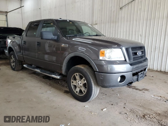 2007 Ford F-150 XLT with VIN 1FTPW04547KC22137, listed as a Copart auction lot 60073615 with 182,009 mi miles and Clean title. Bid and sale history available at DreamBid. Image 4.