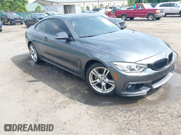 2016 BMW 4 Series 435i xDrive z VIN WBA3R5C58GK373564, wystawiony jako IAAI lot #42495578 z przebiegiem 74 690 mil mil oraz . Historia ofert i sprzedaży dostępna na DreamBid. Obrazek 1.