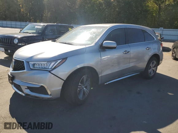 2018 Acura MDX with VIN 5J8YD4H33JL019169, listed as a Copart auction lot 75178824 with 68,676 mi miles and Salvage title. Bid and sale history available at DreamBid. Image 1.