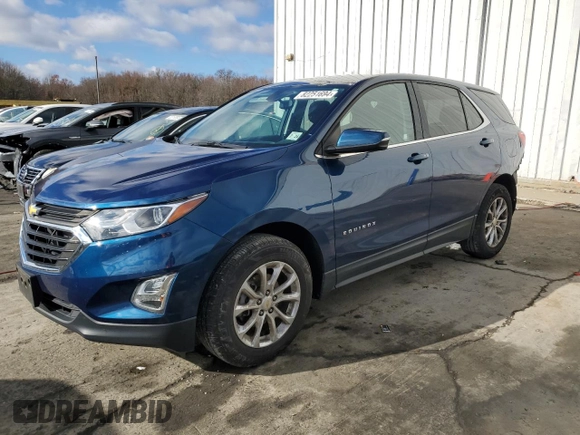 2019 Chevrolet Equinox LT with VIN 2GNAXKEV5K6295355, listed as a Copart auction lot 82251694 with 47,230 mi miles and Salvage Title. Bid and sale history available at DreamBid. Image 1.
