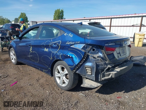 2016 Hyundai Elantra SE with VIN 5NPDH4AE5GH786256, listed as a IAAI auction lot 42181669 with 86,385 mi miles and . Bid and sale history available at DreamBid. Image 3.