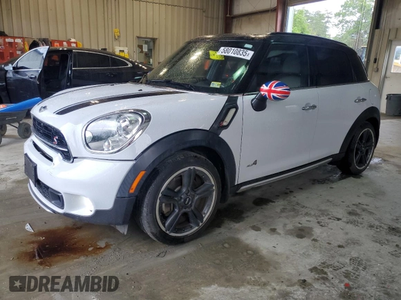 2016 MINI Countryman S z VIN WMWZC5C50GWP49842, wystawiony jako Copart lot #58010835 z przebiegiem 64 659 mil mil oraz Szkoda całkowita • Salvage title. Historia ofert i sprzedaży dostępna na DreamBid. Obrazek 1.
