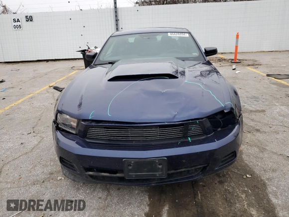 2012 Ford Mustang V6 Premium with VIN 1ZVBP8AM0C5256504, listed as a Copart auction lot 86628894 with 187,417 mi miles and Salvage Title. Bid and sale history available at carsss.com. Image 5.