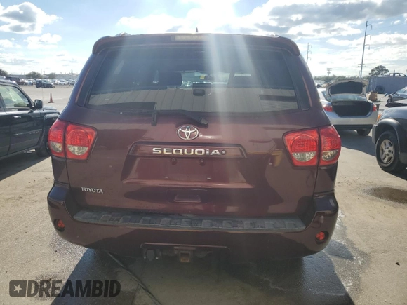 2010 Toyota Sequoia SR5 with VIN 5TDZM5G1XAS001937, listed as a Copart auction lot 79966354 with 0 mi miles and Non Repairable. Bid and sale history available at carsss.com. Image 6.